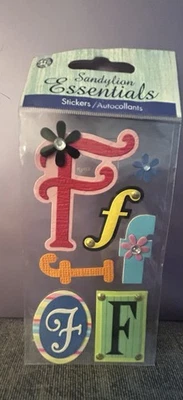 Vintage Sandylion Monogram “F”2004 Sticker Pack - Image 1 of 2