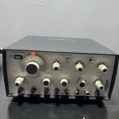 Generador Wavetek Modelo 145 20 MHz Pulso/Función Generador Sin Cable de Alimentación Foto 1 de 4