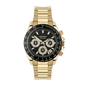 Sekonda Circuit Gents Chronograph Watch with Gold Strap Model 30203.205 £84.99 - Picture 1 of 9