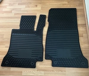 Mercedes E Class OEM Rubber Mats (2) Front All Weather 2014-2019 #A213680062 - Picture 1 of 2
