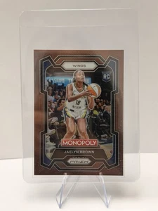 Panini Prizm Monopoly WNBA 2024 Jaelyn Brown #15 Brown Prizm 232/249 (RC) No.15 - Imagen 1 de 2