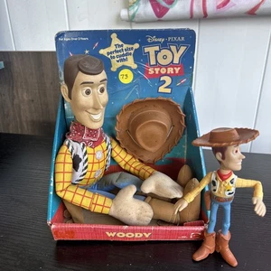 New VTG 2000 Mattel Disney Toy Story 2 Woody Plastic Head Plush Body Doll ** - Picture 1 of 4