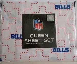 NFL BUFFALO BILLS Queen 4 Stück Bogen Set NEU mit Scheinen Emblem am Set Rarität Muster - Bild 1 von 4