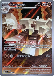Pokemon TCG Garganacl - 147/132 Holofoil ME01: Mega Evolution Illustration Rare - Picture 1 of 2