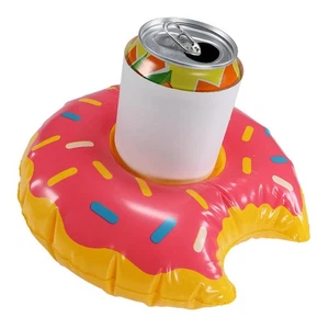 Pool Getränkehalter Donut aufblasbar schwimmender Dosenhalter angebissener Donut - Bild 1 von 4