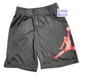 Air Jordan Pantaloncini Ragazzo Medium 8/10 Nero Nike Basketball Jumpman - Foto 1 di 4