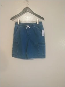 Epic Trends Youth Cotton Cargo Shorts Jean Blue Sz L - Picture 1 of 3