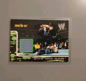 WWF WWE RVD Rob Van Dam Fleer 2002 Royal Rumble Event Used Ring Mat Relic Card 1 - Bild 1 von 4
