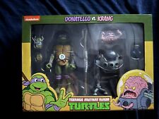 NECA Teenage Mutant Ninja Turtles TMNT DONATELLO VS KRANG 2 Pack Figures Sealed