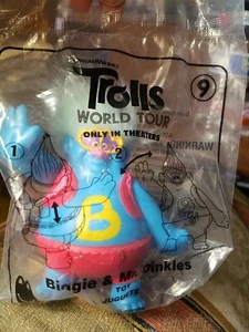 2020 McDonald's Happy Meal Toy Trolls World Tour #9 Biggie & Mr Dinkles ~ NIP - Picture 1 of 2