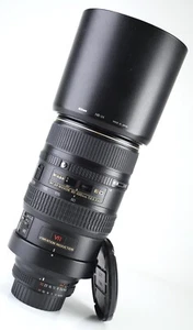 Nikon AF 80-400mm F4.5-5.6 D ED VR Telephoto Lens F&R Lens Caps & Hood for DSLR - Picture 1 of 14