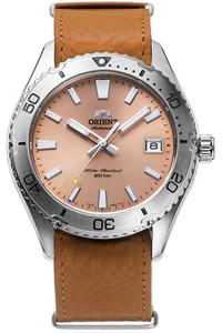 Reloj ORIENT - RA-AC0Q05P para Unisex Naranja en Acero Inoxidable - Imagen 1 de 2