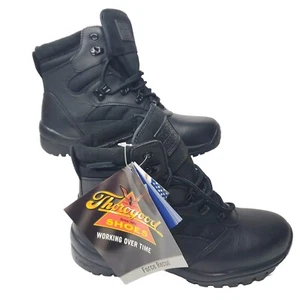THOROGOOD Stivali Uomo 834-6097 Force Recon Nero 6" Duty Lavoro Escursionismo 9 W Nuovi con etichette - Foto 1 di 11