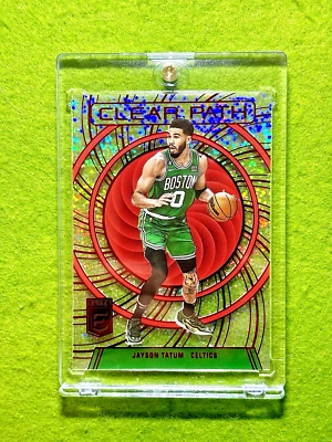 Джейсон Татум WHITE SPARKLE PRIZM ПРОЗРАЧНАЯ КАРТА АЗИЯ 2023 Elite CLEAR PATH Celtics - Изображение 1 из 4