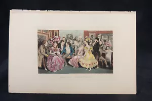 Libro raro antiguo estampado a mano caricatura del siglo XIX sociedad del humor Reino Unido 17 - Imagen 1 de 6