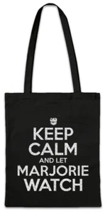 Keep Calm And Let Marjorie Stofftasche Einkaufstasche American Fun Horror Story - Picture 1 of 1