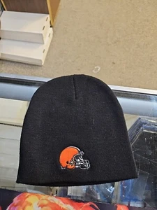 Cleveland Browns NFL Reebok Football Vtg Knit Winter Beanie Sports Hat Ski Cap - Picture 1 of 3