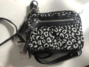 Dana Buchman Kohl's Black Grey Purse Kyle Small Crossbody HB31262-10 New w/Tag - Picture 1 of 5