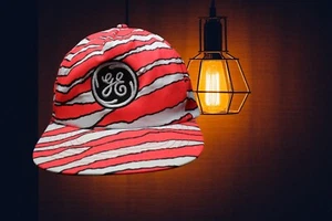 Gorra de camionero General Electric de colección color raro electricista energía ligera - Imagen 1 de 9