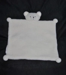 Peluche doudou ours plat blanc crème VERTBAUDET MIRACLE OF LOVE vert baudet TTBE - Picture 1 of 2