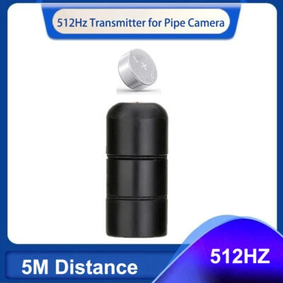 512HZ Transmitter Frequency Pipe Inspection Camera Locator Mini Wireless - Image 1 of 4