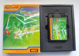 MSX Video Game Cassette Konami Ping Pong Japan 1985 With Box No instructions - Picture 1 of 10