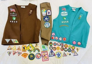 Girl Scouts America PATCHES PATCH LOT HUGE 80's 90's 2000s assorted badges Best - Picture 1 of 10