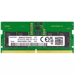 Samsung 8GB PC5-38400 DDR5 4800MHz SO-DIMM Laptop Memory RAM M425R1GB4BB0-CQK - Picture 1 of 2