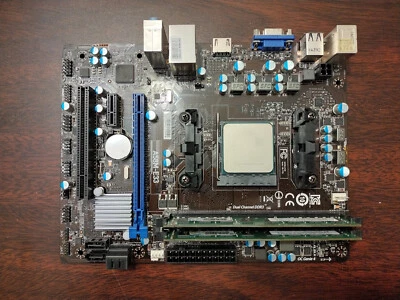 MSI A58M-E33 AMD A8-5500 3,2GHz 4GB DDR3 Combo - Bild 1 von 3