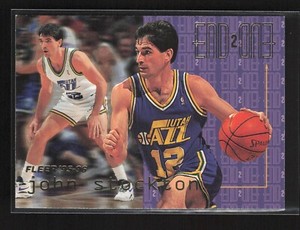1995-96 Fleer End 2 End John Stockton #19 Utah Jazz