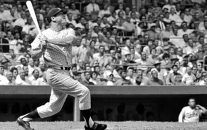 Mickey Mantle NY New York Yankees MLB Baseball 11"x17" REAL CANVAS Art Print! - Picture 1 of 5
