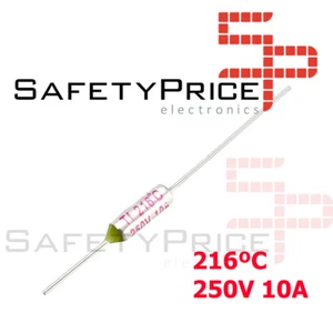 1x THERMAL FUSE FUSIBLE TERMICO TF 216C 250V 10A 216ºC REF224 - Imagen 1 de 1
