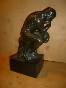Der Denker Auguste Rodin Statue Skulptur Baltimore Museum of Art Replik 12 Zoll - Bild 1 von 7
