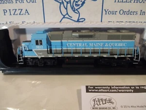 ATLAS 10004084 H.O. EMD GP38 CENTRAL MAINE & QUBEC CMQ 3812 DCC /SOUND - Picture 1 of 3