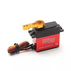 35KG Digital Servo&25T Kipphebel-Set IP66 Wasserdicht Edelstahl-Getriebe E0C2 - Bild 1 von 7