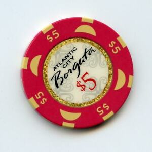5.00 Chip from the Borgata Casino Atlantic City New Jersey