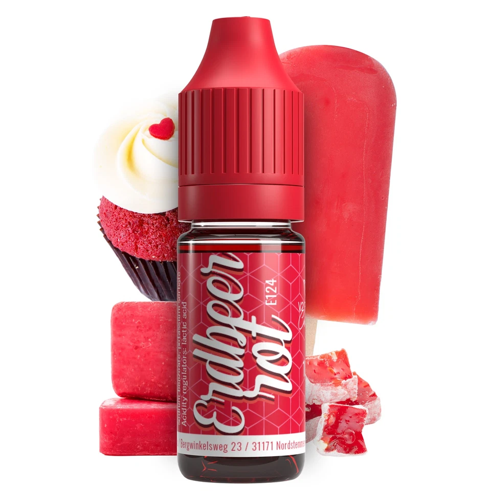 Belissia Lebensmittelfarbe Erdbeerrot Farbstoff hoch konzentriert, Made in DE  - Bild 1 von 4