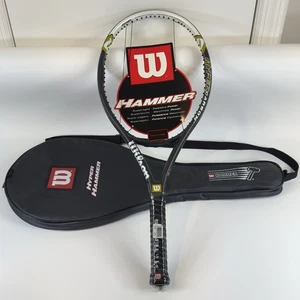 NUOVA racchetta da tennis Wilson Hyper Hammer 5.3 Hyper Carbon impugnatura 4 3/8" non incordata - Foto 1 di 24