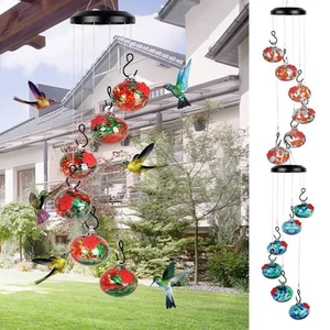 Stylish Hummingbird Feeder Wind Chime for Your For outdoor Garden Space - Bild 1 von 28
