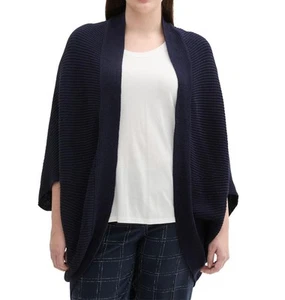 Tom Tailor Damen Strickjacke Cardigan Langarm marine NEU - Bild 1 von 2