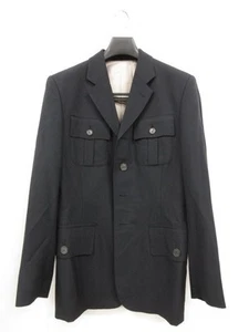 Jean Paul GAULTIER CLASSIQUE Men's Single Jacket Archive Classic Black Size 48 - Picture 1 of 7