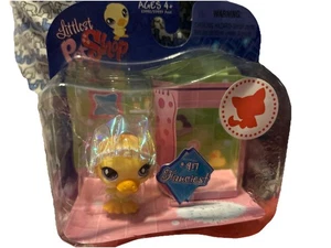 Littlest Pet Shop Fanciest Amarillo 917 Pato con Gorro de Ducha NUEVO A32 - Imagen 1 de 5