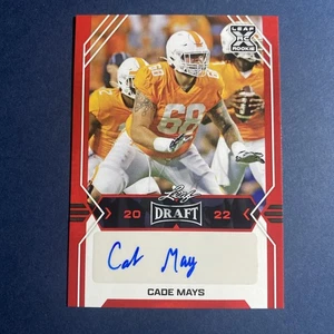 Leaf Draft 2022 - Autógrafos Cade Mays #BA-CM2 rojo (AU, RC) - Imagen 1 de 2