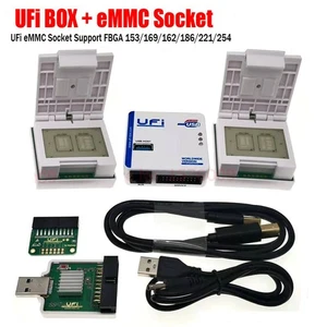UFI BOX + support de prise EMMC FBGA 153/169/162/186/221 254 lire données utilisateur EMMC - Photo 1 sur 9