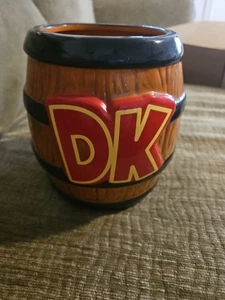Nintendo Donkey Kong Barrel Cookie Jar DK Ceramic Collectible Retro Gamer - Picture 1 of 6