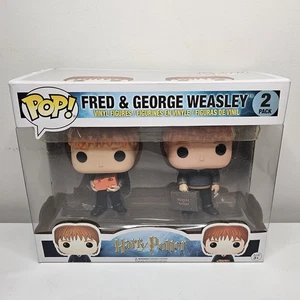 Fred & George Weasley 2 Pack Funko Pop Vinyl #33 And #34 Harry Potter Vaulted - Picture 1 of 7