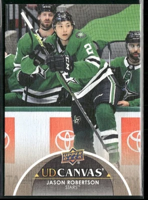 2021-22 Upper Deck Jason Robertson UD Canvas #C147 Dallas Stars - Image 1 of 2