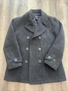 Chaqueta Abrigo Mujer GAP Lana Guisante Vintage | Color: Negro | Talla: S - Imagen 1 de 9