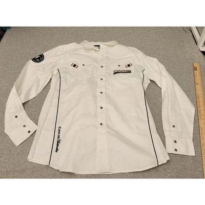 Rare Coogi Shirt Mens XL White Long Sleeve Button Embroidered NWT - Image 1 of 4