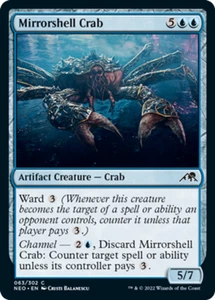 Mirrorshell Crab - Kamigawa: Neon Dynasty #063/302 MTG Magic The Gathering - Picture 1 of 1